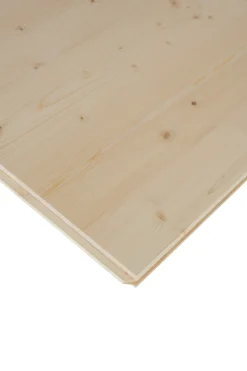 3 Schichtplatte Fichte 125 x 62,5 cm 19 mm Nut + Feder