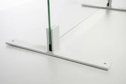 Abstands-Set für Standfuß und Thekenhalter in Aluminium