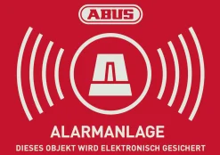 Abus Warnaufkleber Alarm AU1322 148 x 105 mm