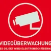 Abus Warnaufkleber Videoüberwachung AU1320 148 x 105 mm