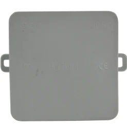 Abzweigkasten Aufputz, IP 54, 85 x 85 x 40 mm, grau