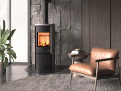 Accente Kaminofen Amstad Rosewood schwarz 7,5 kW