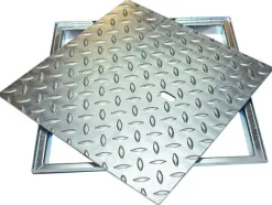 ACO Access Cover Easy Schachtabdeckung Stahl verzinkt 61 x 61 x 3,6 cm