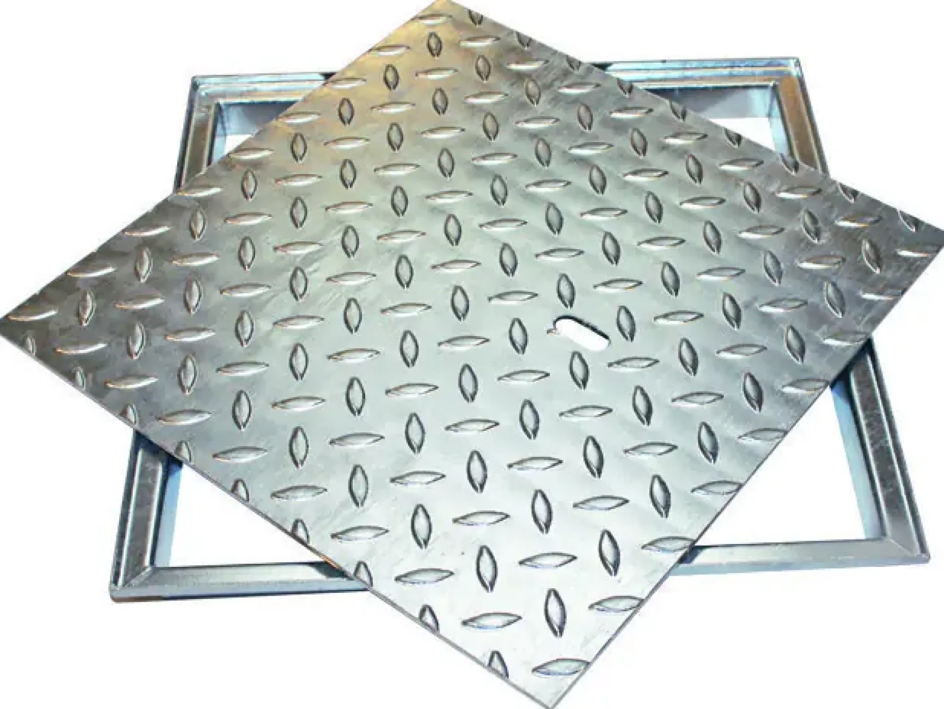 ACO Access Cover Easy Schachtabdeckung Stahl verzinkt 61 x 61 x 3,6 cm