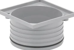 ACO Aufsatzstück 110 x 110 mm, grau, für Balkon/Terrassenablauf
