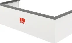 ACO Aufstockelement weiß, 80 x 34 x 40 cm