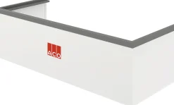 ACO Aufstockelement weiß, 100 x 40 cm