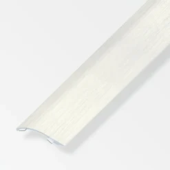 alfer Ausgleichsprofil 1 m, 38.5 x 7.5 mm Alu eloxiert Edelstahl Optik