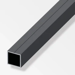 alfer Combitech Quadratrohr Aluminium 1 m x 23,5 mm schwarz