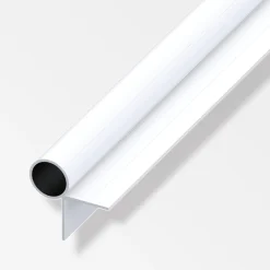 alfer Combitech Rundrohr Aluminium Ø 23,5 mm x 1 m weiß