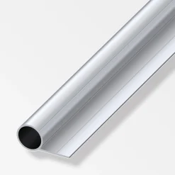 alfer Combitech Rundrohr Aluminium Ø 23,5 mm x 1 m silber