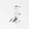 alfer Felgenhalter Dercoaxis 9 x 14 cm Aluminium roh