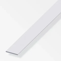 alfer Flachprofil Aluminium eloxiert silber