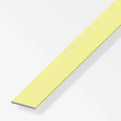 alfer Flachstange Aluminium 1 m x 20 × 2 mm messing