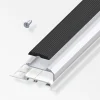 alfer Komplett-Set 1 m, 8 mm Aluminium eloxiert silber, schwarz