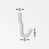alfer Lochblechhaken 15 mm 15 x 15 x 3.4 mm Stahl verzinkt