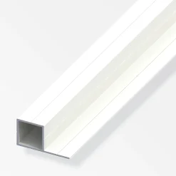 alfer Quadratrohr 1 m, 45.5 x 23.5 mm - weiß