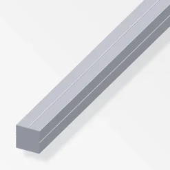 alfer Quadratstange 1 m, 7.5 mm Aluminium roh blank