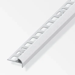 alfer Treppenkantenprofil 1 m, 8 x 19.5 x 7.5 mm Aluminium eloxiert silber