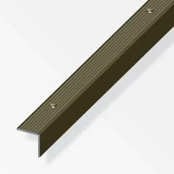 alfer Treppenprofil 1 m, 19 x 20 mm Aluminium eloxiert bronze
