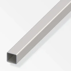 alfer Vierkantrohr 1 m, 35 x 35 x 1.5 mm Stahl roh natur