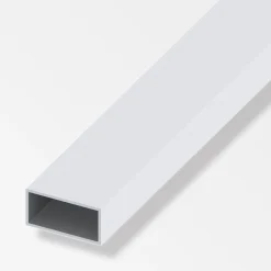 alfer Vierkantrohr Aluminium 1 m x 30 × 15 mm silber