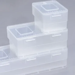 Allit Klappdeckelbox stapelbar EuroPlus Box D 3 transparent PP