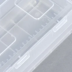 Allit Klappdeckelbox stapelbar EuroPlus Box D 3 transparent PP
