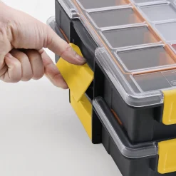 Allit Profi-Kleinteilekoffer mit Verbinder EuroPlus Pro K44.76/19