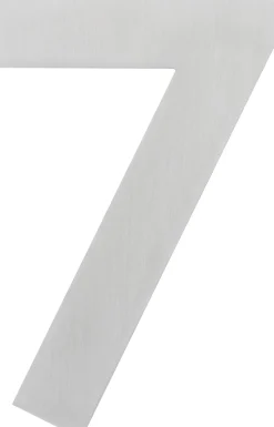 Alpertec Hausnummer 7 Edelstahl