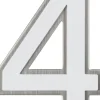 Alpertec Hausnummer 4 Nachtleuchtend