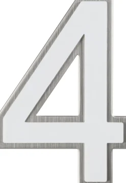 Alpertec Hausnummer 4 Nachtleuchtend