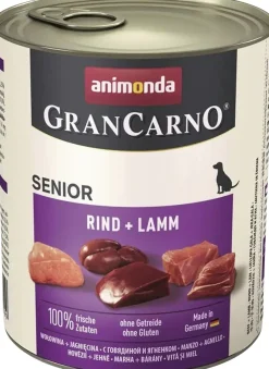 Animonda GranCarno Hundenassfutter Senior getreidefrei 800 g Rind & Lamm
