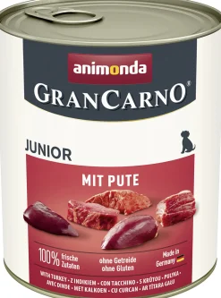 Animonda GranCarno Hundenassfutter Junior getreidefrei 800 g Pute