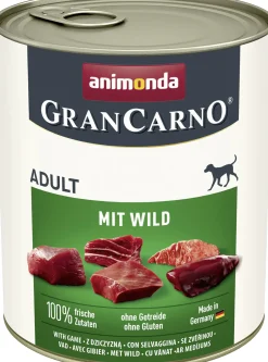 Animonda GranCarno Hundenassfutter Adult getreidefrei 800 g Wild