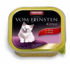Animonda Vom Feinsten Kitten Katzennassfutter mit Rind, 100 g
