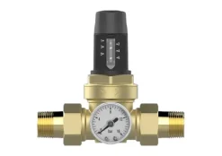 Aqmos Druckminderer für Hauswasserinstallation mit Manometer voreinstellbar 25,4 mm (1")