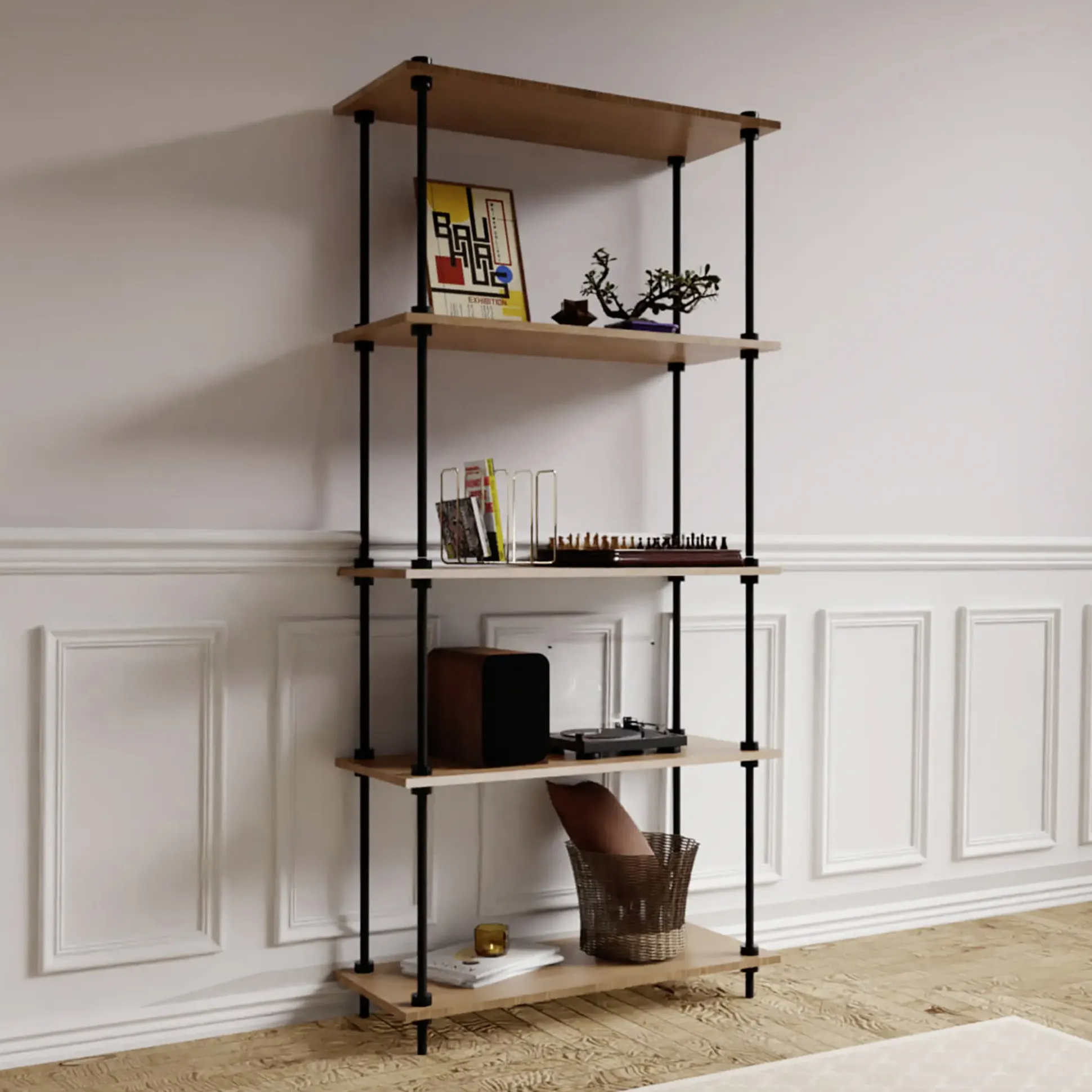 Ar Shelving Standregal AR Deco Nebraska 185 x 85 cm 200 kg