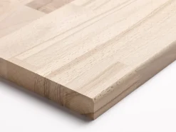 Arbeitsplatte Buche massiv 240 x 60 x 2,7 cm geschliffen