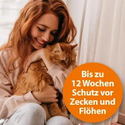 ARDAP Spot On Floh- und Zeckenschutztropfen für Katzen unter 4 kg 3 x 0,4 ml