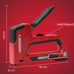 Arrow Handtacker T501 5-in-1 kompatibel mit Tacker/Kabelklammern & Nägel