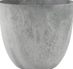 Artstone Pflanztopf Bola Ø38cm grau Ø 38 cm