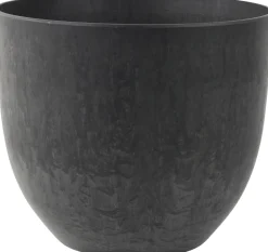 Artstone Pflanztopf Bola Ø33cm schwarz Ø 33 cm