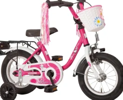 Bachtenkirch Kinderfahrrad Dream Cat 12,5 Zoll purpur weiß
