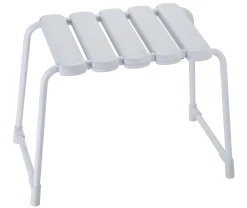 Badhocker weiss 39 x 30 cm