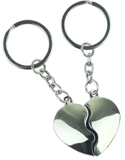 Basi Schlüsselanhänger Broken Heart silber