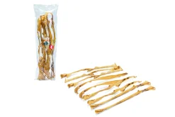 Beeztees Hundesnack Rinderkopfhaut Vorteilspack 10 Stück ca. 70 - 80 cm