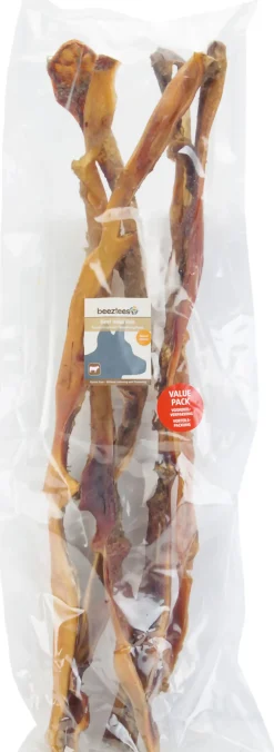 Beeztees Rinderkopfhaut 5 Stück, Länge 70 - 80 cm