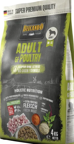 Belcando GF Poultry Hundetrockenfutter Adult 4 kg Geflügel