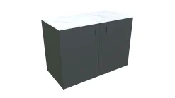 Bellano Living Eck Element für Outdoorküchen inkl. 2 Türen anthrazit